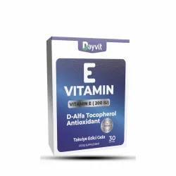 DAYVİT  E VİTAMİNİ 200 UI  30 KP