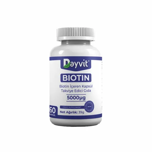 DAYVİT BİOTİN 5000 MCG 60 KP